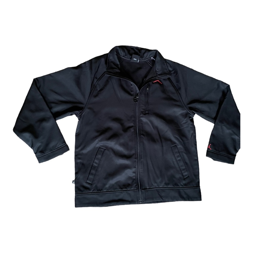 Air Jordan Zip Up Youth Size Large 11-12 years old Black Jacket